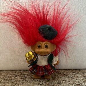 Vintage Russ Troll Doll Christmas Girl